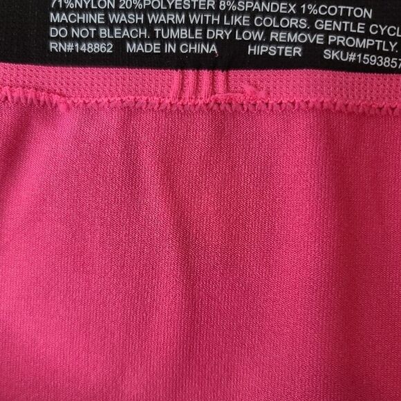 4X 26W Torrid Pink Tiedye Hipster Panty Goth Seamless Knit Stretch Slimming mid - Picture 3 of 7